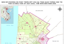 Bản đồ quy hoạch giao thông tỉnh Cà Mau