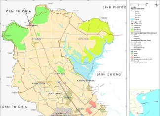 Bản đồ quy hoạch giao thông tỉnh Tây Ninh đến năm 2030