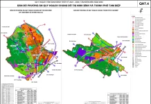 Bản đồ quy hoạch xây dựng vùng thành phố Ninh Bình và Tam Điệp