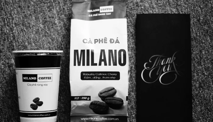 Sản phẩm cafe rang xay cuat Milano