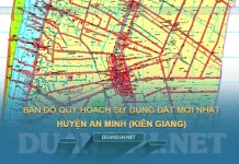 Bản đồ quy hoạch sử dụng đất huyện An Minh (Kiên Giang)