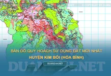 Bản đồ quy hoạch sử dụng đất huyện Kim Bôi (Hòa Bình)