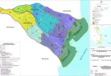 Bản đồ quy hoạch vùng liên huyện tỉnh Bến Tre