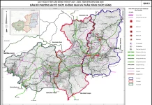 Bản đồ quy hoạch không gian và phân vùng chức năng tỉnh Lâm Đồng 2030