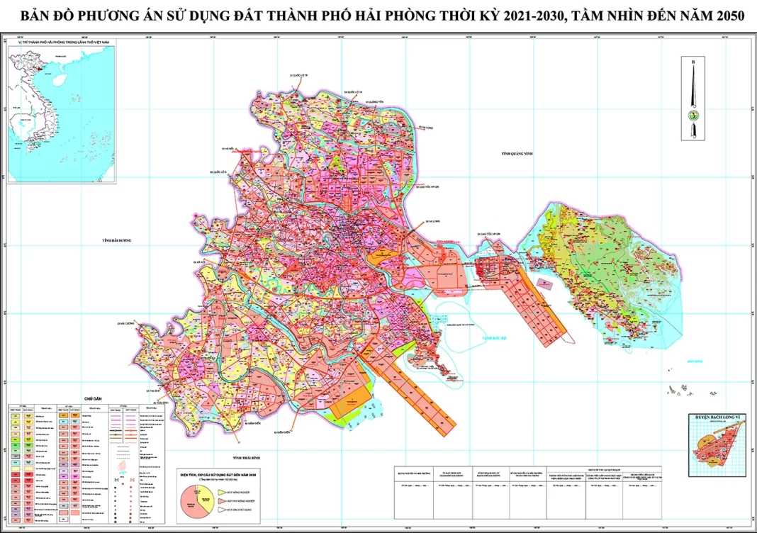 Bản đồ quy hoạch sử dụng đất TP Hải Phòng