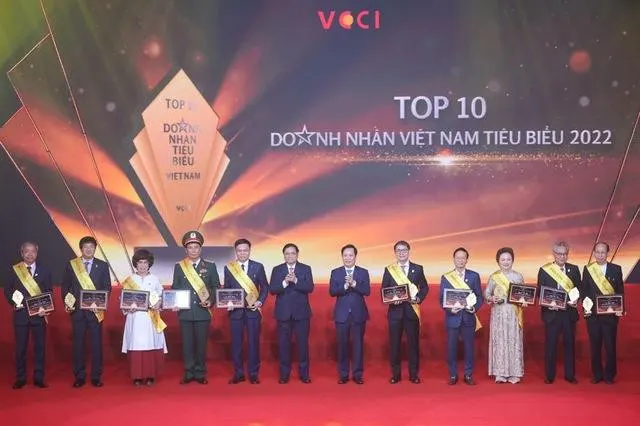 Top 10 doanh nhân Việt Nam tiêu biểu năm 2022
