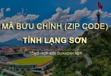 Danh sách mã bưu chính (Zip code) tỉnh Lạng Sơn và các bưu cục