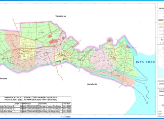 Bản đồ quy hoạch khu công nghiệp tỉnh Tiền Giang