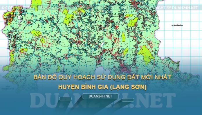 Bản đồ quy hoạch sử dụng đất huyện Bình Gia (Lạng Sơn)