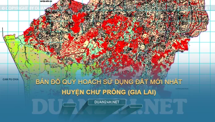 Bản đồ quy hoạch sử dụng đất huyện Chư Prông (Gia Lai)