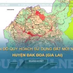 Bản đồ quy hoạch sử dụng đất huyện Đak Đoa (Gia Lai)
