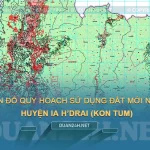 Bản đồ quy hoạch sử dụng đất huyện Ia H'drai (Kon Tum)