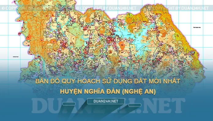 Bản đồ quy hoạch sử dụng đất huyện Nghĩa Đàn (Nghệ An)