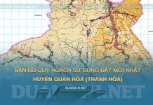 Bản đồ quy hoạch sử dụng đất huyện Quan Hóa (Thanh Hóa)