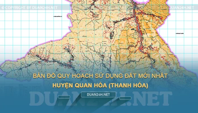 Bản đồ quy hoạch sử dụng đất huyện Quan Hóa (Thanh Hóa)