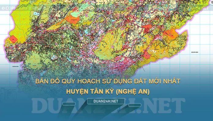 Bản đồ quy hoạch sử dụng đất huyện Tân Kỳ (Nghệ An)