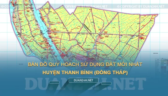 Tải về bản đồ quy hoạch huyện Thanh Bình (Đồng Tháp)