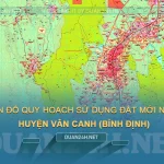 Bản đồ quy hoạch sử dụng đất huyện Vân Canh (Bình Định)