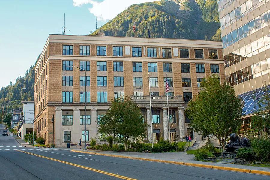 Alaska State Capitol in Juneau, Alaska's capital