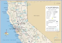Thông tin, bản đồ bang California (US)