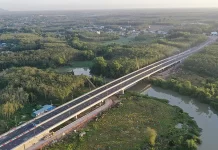 Cây cầu thứ ba vượt sông Sài Gòn nối hai tỉnh Bình Dương - Tây Ninh vừa được thông xe