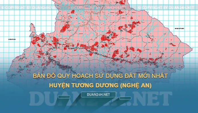 Tải về bản đồ quy hoạch sử dụng đất huyện Tương Dương (Nghệ An)