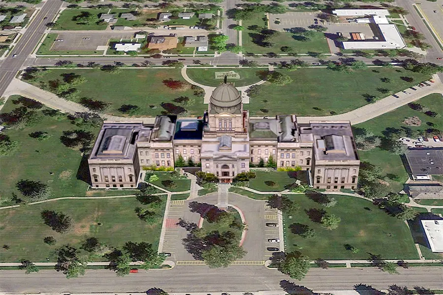 Montana State Capitol in Helena, the capital of Montana