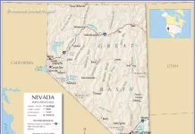 Bản đồ bang Nevada (Mỹ)