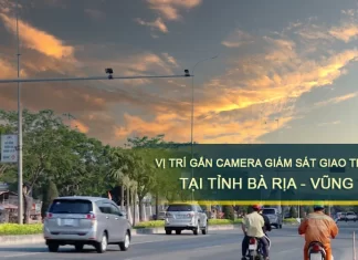 Vị trí gắn camera giám sát giao thông tại Bà Rịa - Vũng Tàu