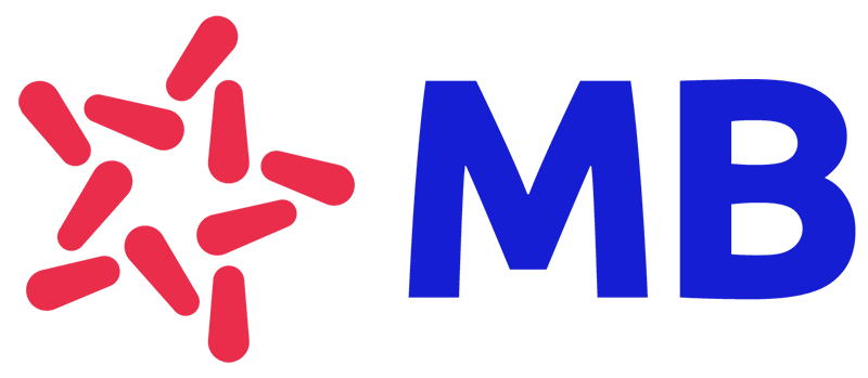 Logo nhận diện thương hiệu Ngân hàng MB