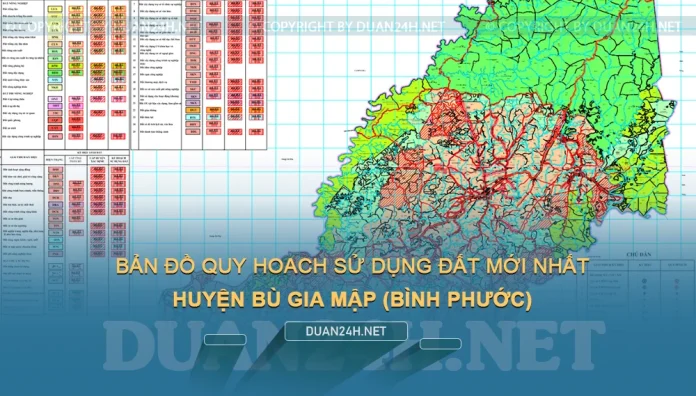 Bản đồ quy hoạch, kế hoạch huyện Bù Gia Mập (Bình Phước)