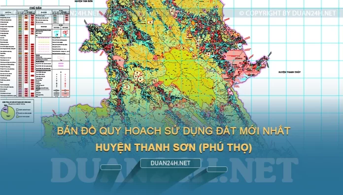 Bản đồ quy hoạch, kế hoạch huyện Thanh Sơn (Phú Thọ)