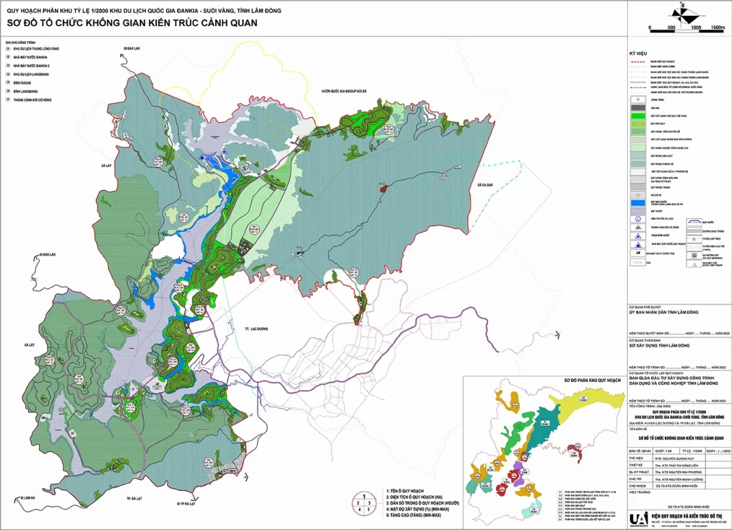 Quy hoạch Khu du lịch quốc gia ĐANKIA- SUỐI VÀNG, tỉnh Lâm Đồng