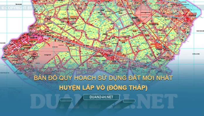 Bản đồ quy hoạch, kế hoạch huyện Lấp Vò (Đồng Tháp)