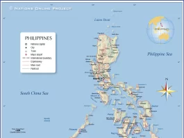 Bản đồ Philippines (Philippines Map, Mapa ng Pilipinas, 菲律宾地图)