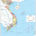 Bản đồ hành chính nước Việt Nam hiện tại