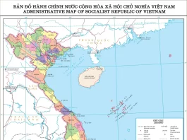 Bản đồ hành chính nước Việt Nam hiện tại