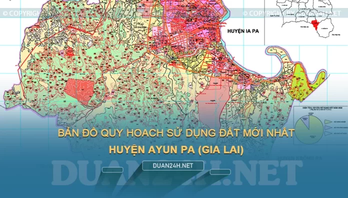 Bản đồ quy hoạch, kế hoạch thị xã Ayun Pa (Gia Lai)