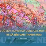 Bản đồ quy hoạch, kế hoạch TX Bỉm Sơn (Thanh Hóa)