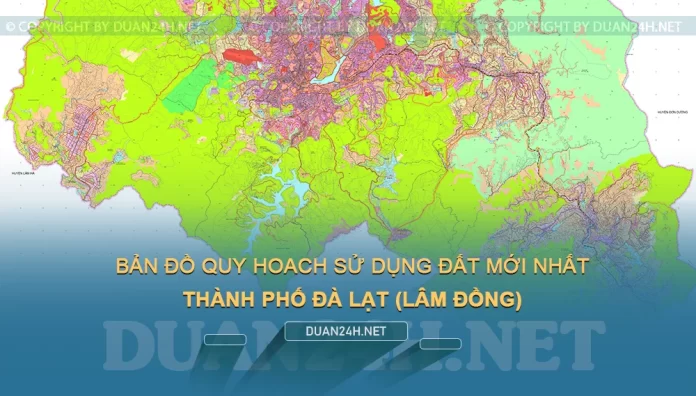 Tải về bản đồ quy hoạch, kế hoạch TP Đà Lạt (Lâm Đồng)