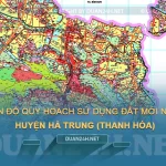 Bản đồ quy hoạch, kế hoạch huyện Hà Trung (Thanh Hóa)
