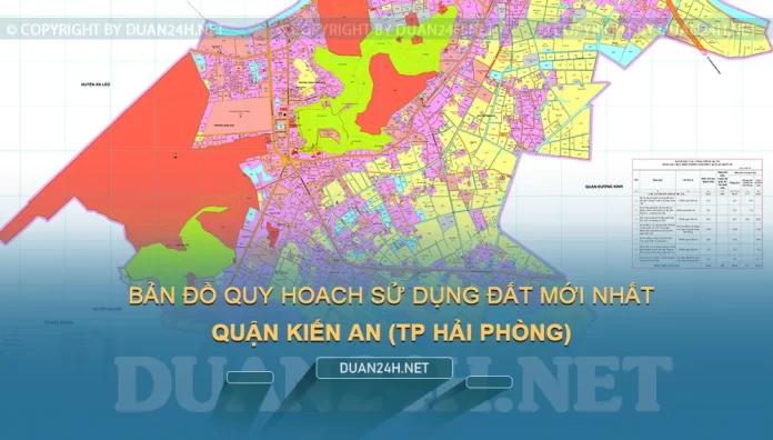 Bản đồ quy hoạch, kế hoạch quận Kiến An (TP Hải Phòng)