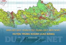 Bản đồ quy hoạch, kế hoạch huyện Trùng Khánh (Cao Bằng)