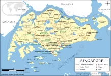 Bản đồ Singapore (Singapore map, 新加坡地图)