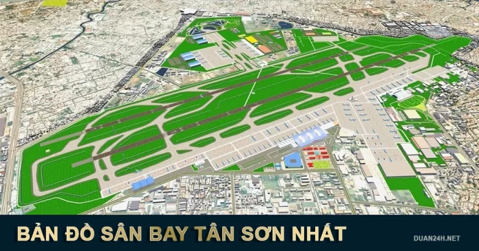 Bản đồ (sơ đồ) sân bay Tân Sơn Nhất tại TP Hồ Chí Minh