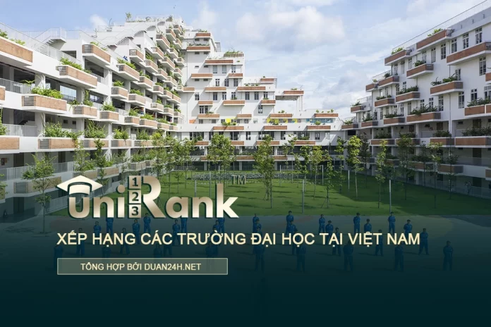 Xếp hạng top các trường tại học tại Việt Nam theo tiêu chí của UniRank