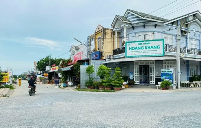 Một góc khu dân cư Đông Phú, huyện Châu Thành, Hậu Giang