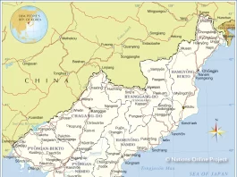 Bản đồ Triều Tiên, Bắc Hàn (North Korea Map, 북한 지도, 朝鲜地图)