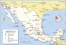 Bản đồ Mexico (Mexico Map, Mapa de México)