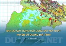 Bản đồ quy hoạch, kế hoạch huyện Vũ Quang (Hà Tĩnh)